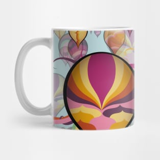 Rainbow Hot Air Balloon Festival Mug